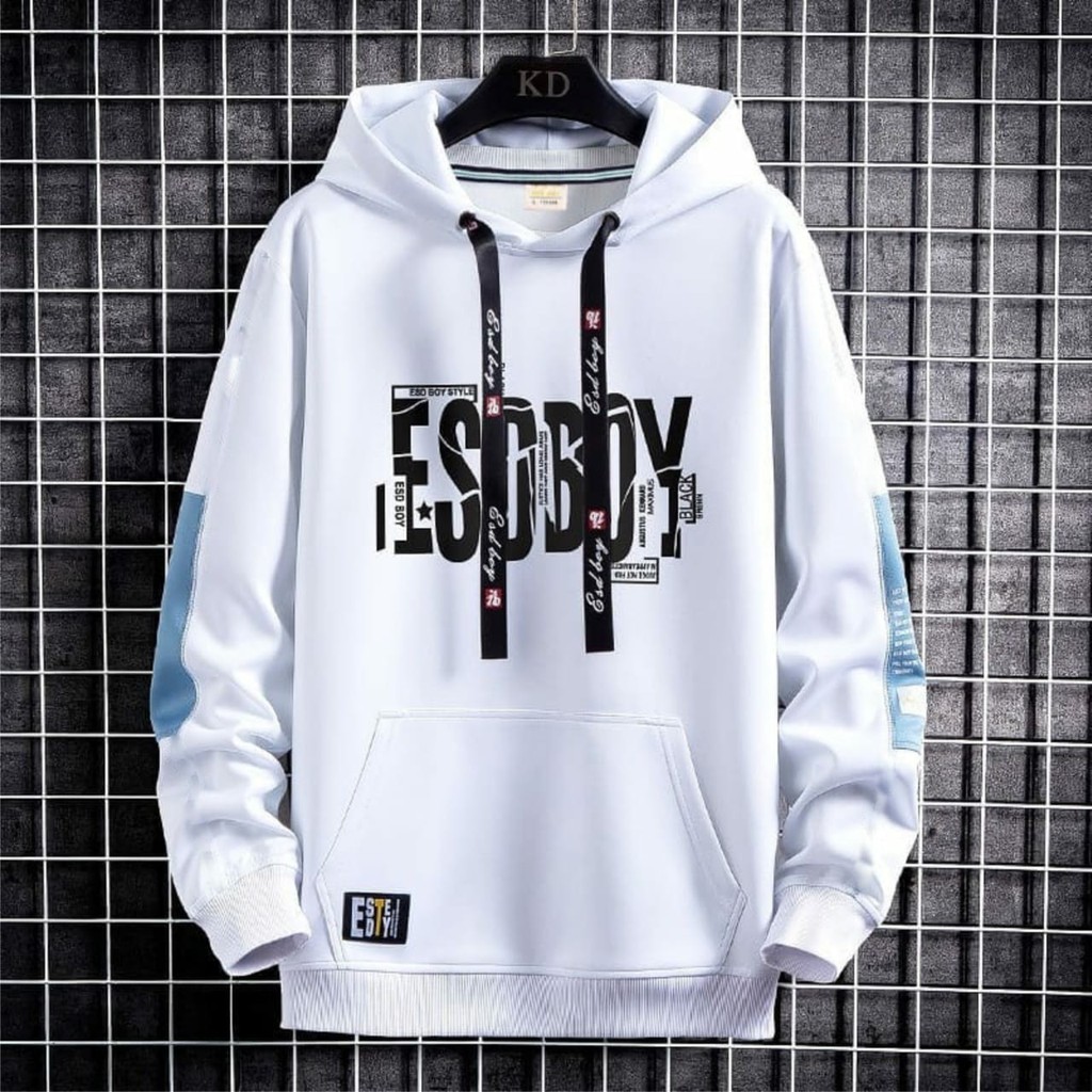 MN ESEBOY -Sweater Hoodie korea Remaja Tanggung Dewasa  Jaket hodie Cowok Cewek Kekinian  sweter Hod