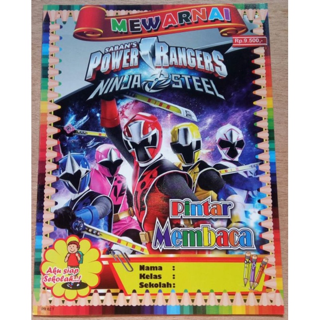 

BUKU MEWARNAI POWER RANGERS