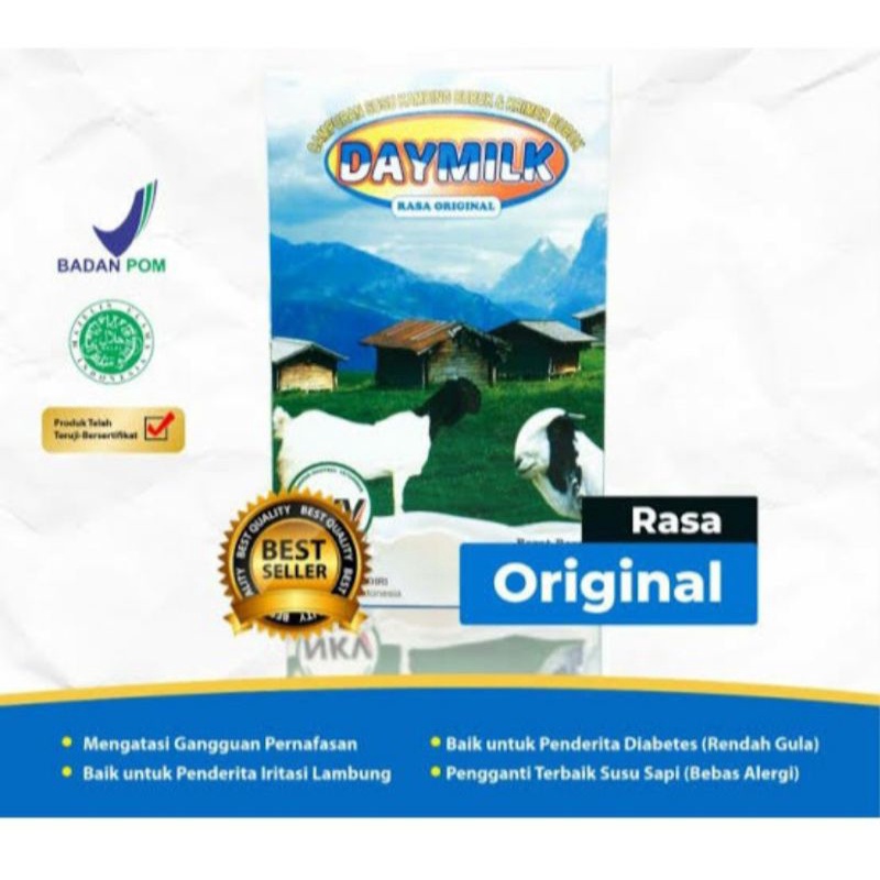 

Susu Kambing Etawaku DAYMILK 200gr Efektif Mengatasi Radang Paru Paru Pernapasan Flek TBC