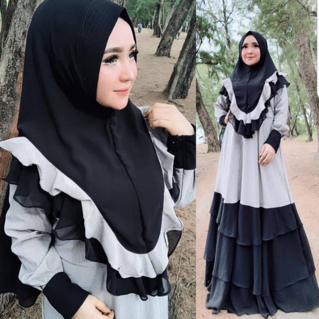 Set gamis premium by shella saukia ori
