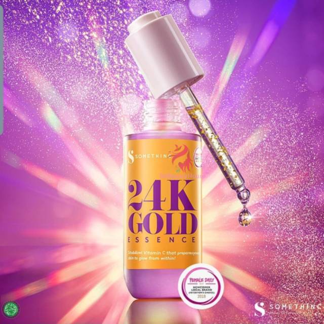 [BPOM] Somethinc C-RIOUSLY 24K Gold Essence (get free gift)