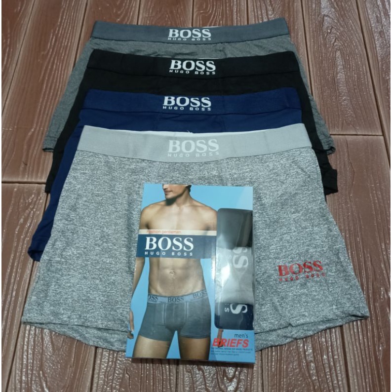 PROMO !!! 3 PCS BOXER PRIA HUG0 || CELANA DALAM BOXER PRIA