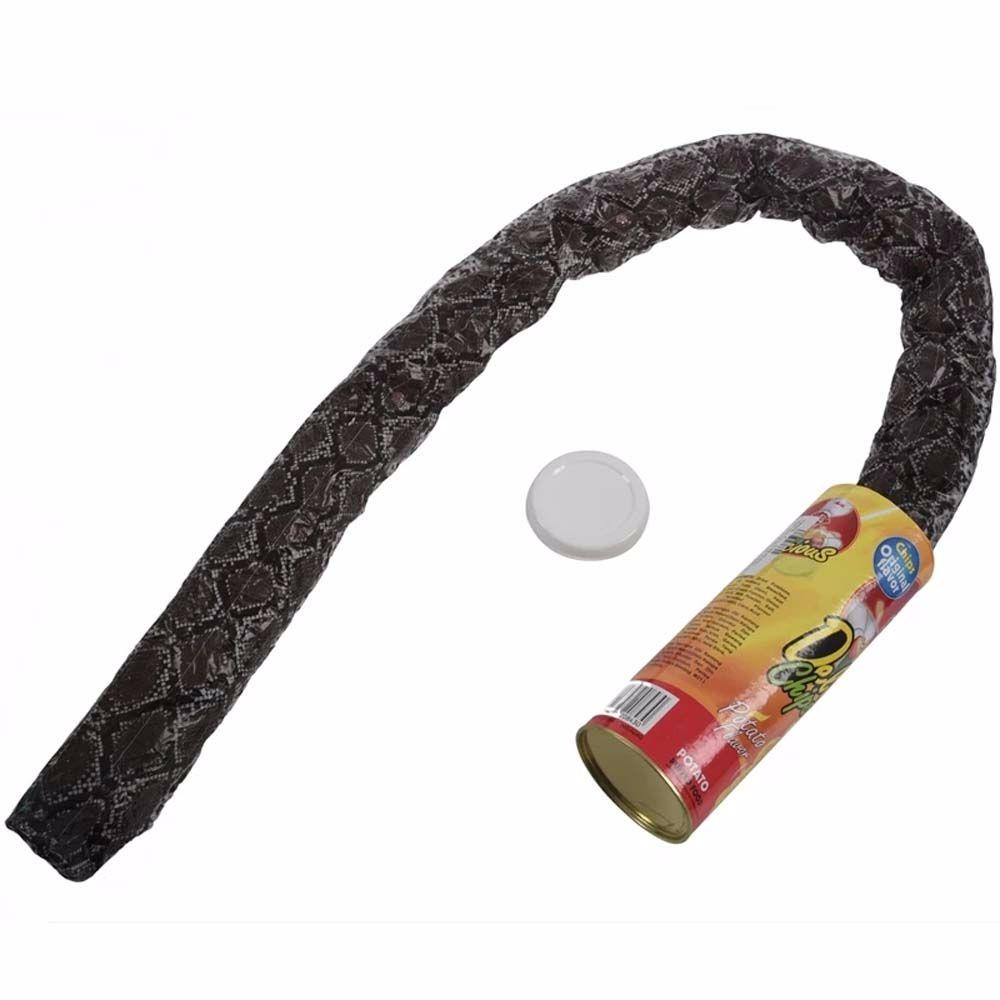 Lanfy The Potato Chip Snake Can Novelty Toy Mop Day Hadiah Halloween A Can Gag Trik Sulap