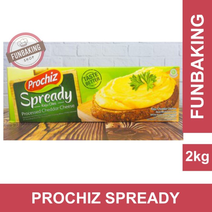 

Ee510 Funbaking - 2Kg Keju Prochiz Spready / Prochiz Spreadable 2Kg 6Ggddv