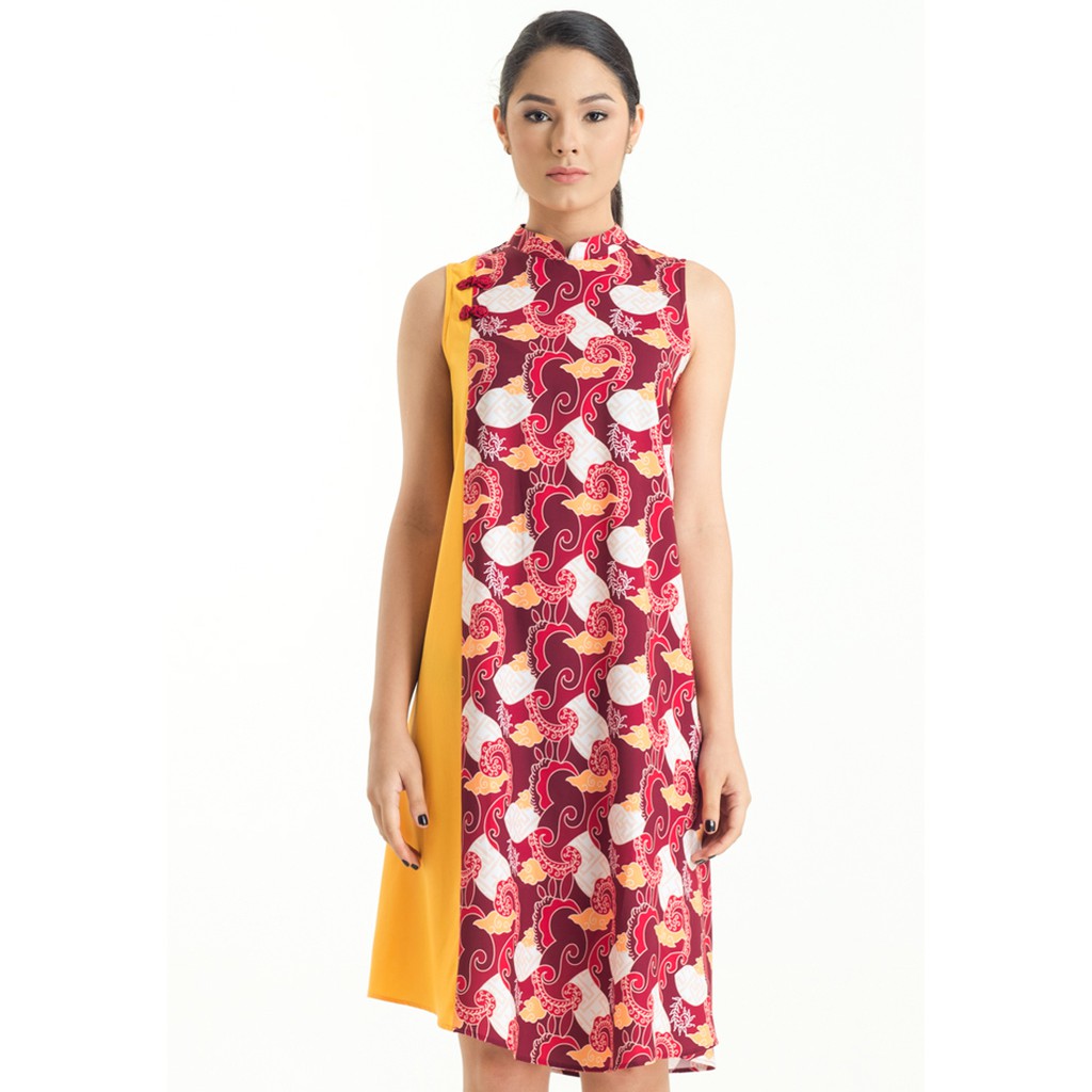 DRESS SL COTTON PRINT/SS192-19