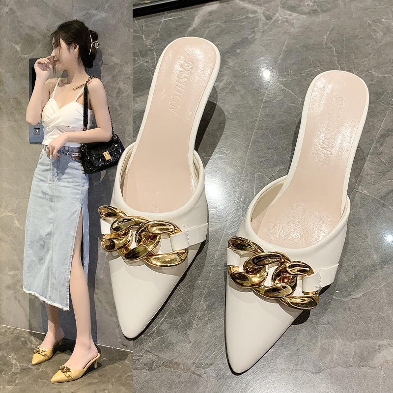 cind 5080, sandal heels wanita import fashion sandal hak cantik dan keren terkiniian