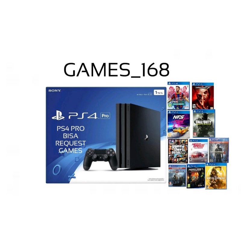 PS4 PRO HDD 1TB PLAYSTATION 4 + STIK WIRELLES + GAMES