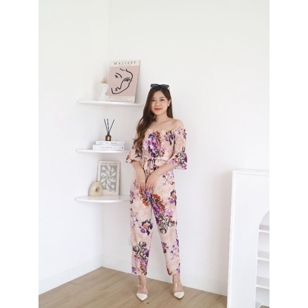 winsstore85 jumpsuit Ingles Fashion wanita