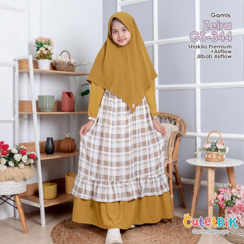 Terbaru Gamis anak perempuan - gamis cutetrik - gamis jalan - baju pesta