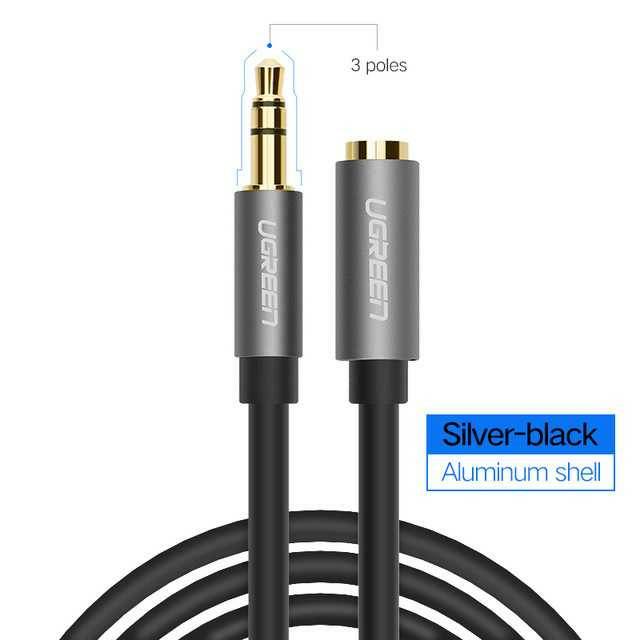 Kabel Audio AUX 3.5mm Male to Female 1.5 Meter