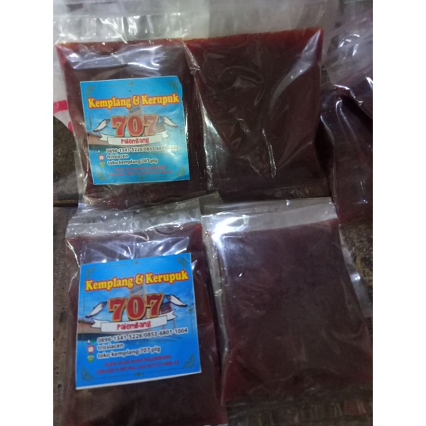 

sambel kemplang kerupuk khas palembang sambal kemplang kerupuk