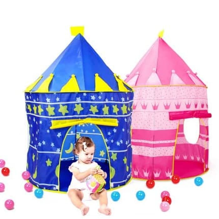 Tenda Bermain Anak Castle Kids Portable Tenda Kerucut