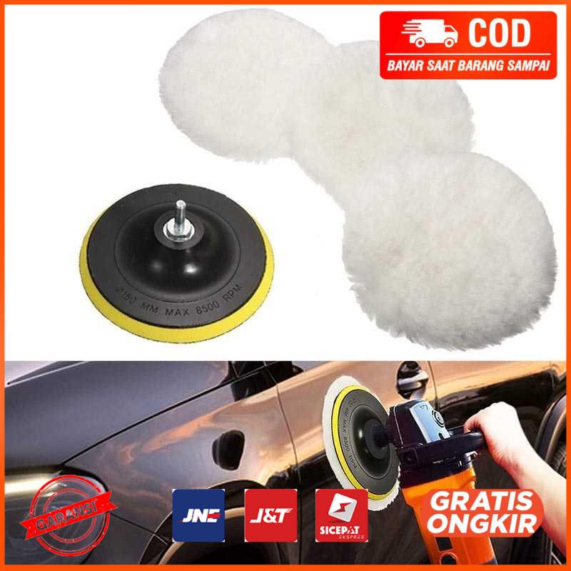 Poles Bodi Mobil Wol Buffer Polishing 4 Inch 3 PCS DB5