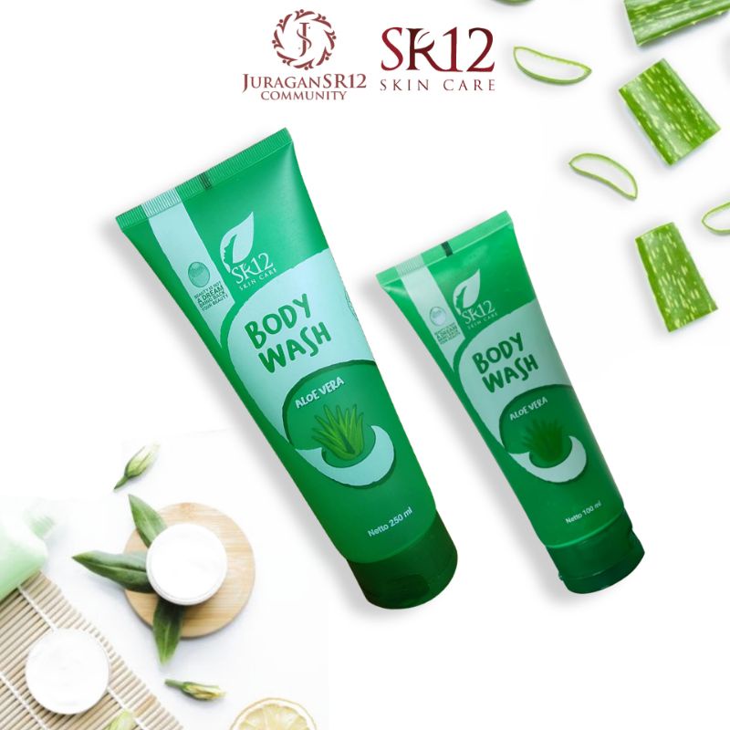 SR12 SABUN MANDI ALOEVERA BPOM / SABUN BADSN CAIR PENCERAH &amp; MELEMBABKAN