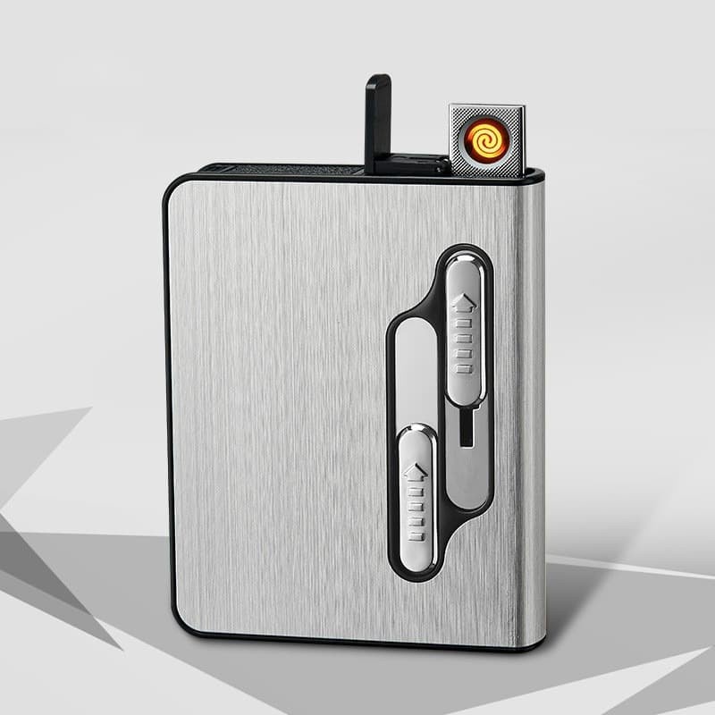 Kotak 10 Slot dengan Korek Elektrik USB Rechargeable - A11