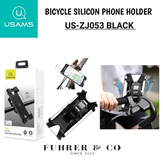 Bicycle Bike Silicon Sepedah Phone Holder USAMS US-ZJ053 Original