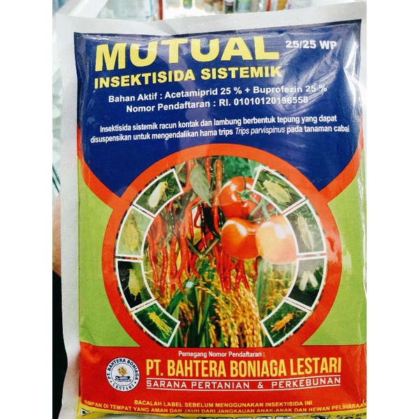 MUTUAL 25/25WP ACETAMIPRID 25% + BUPROFEZIN 25% ORIGINAL 250GRAM
