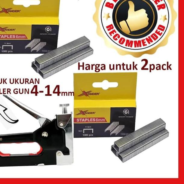 

Xander Isi Staples 8MM - 2 Kotak (XD-1841) Untuk Ukuran 4-14 MM