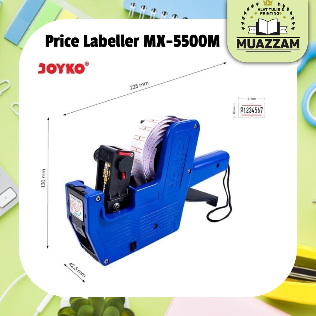 

Joyko Price Labeller MX-5500M / Mesin Cetak Label Harga
