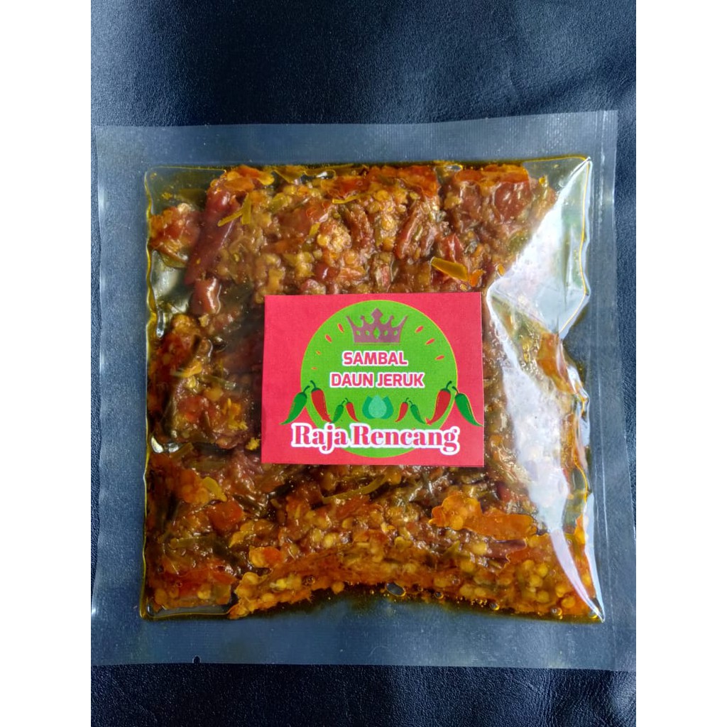 

Raja Rencang Sambal Daun Jeruk 500gr
