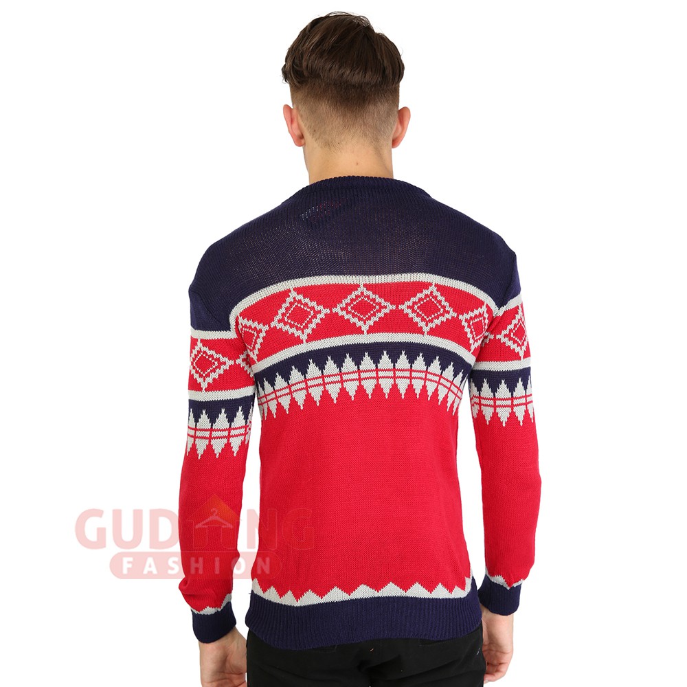 Sweater Pria Keren Tribal - SWE 1048