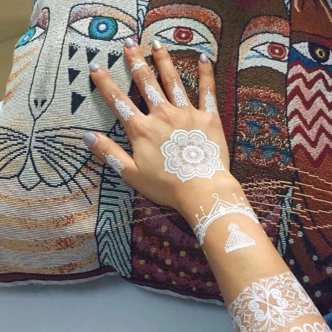 White Henna Instan Pengantin Premium Temporer