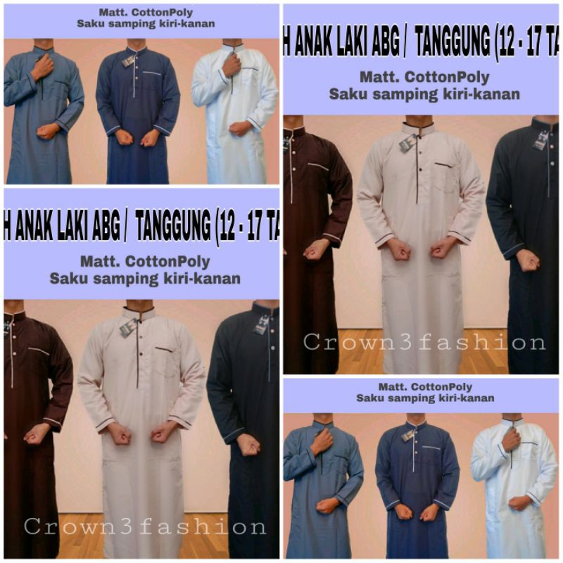 GAMIS JUBAH ANAK LAKI TANGGUNG / REMAJA TERBARU *COD√