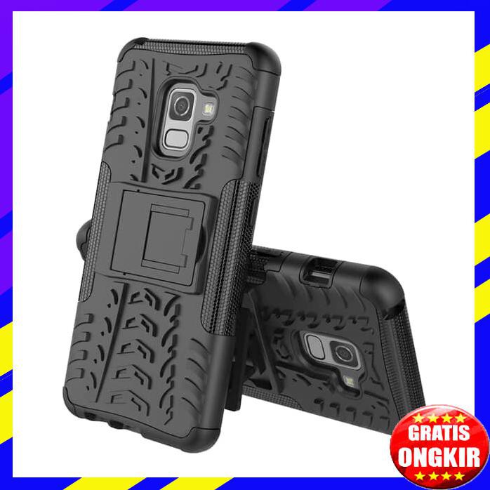 ACC HP SAMSUNG A8 PLUS A8+ CASE DAZZLE CASE RUGGED ARMOR KICK STAND SPIGEN