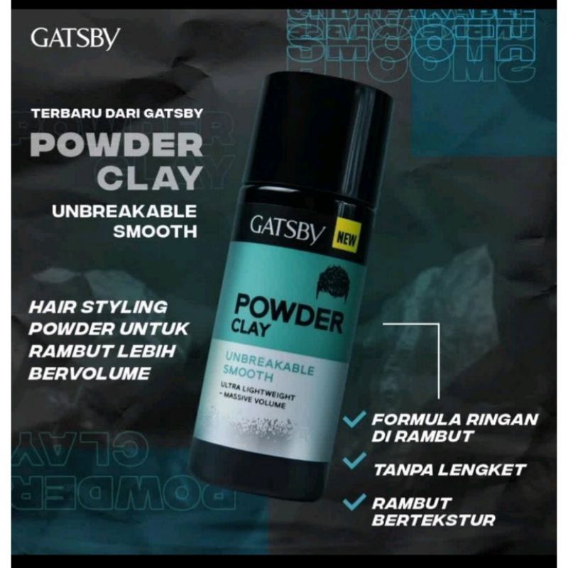 GATSBY POWDER CLAY/STYLING POWDER/GATSBY/POMADE POWDER