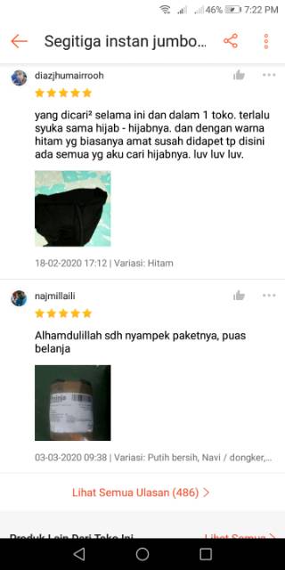 TERMURAH Segitiga instan jumbo segi3 jahit tepi diamond crepe jilbab pesta jilbab segi tiga instan