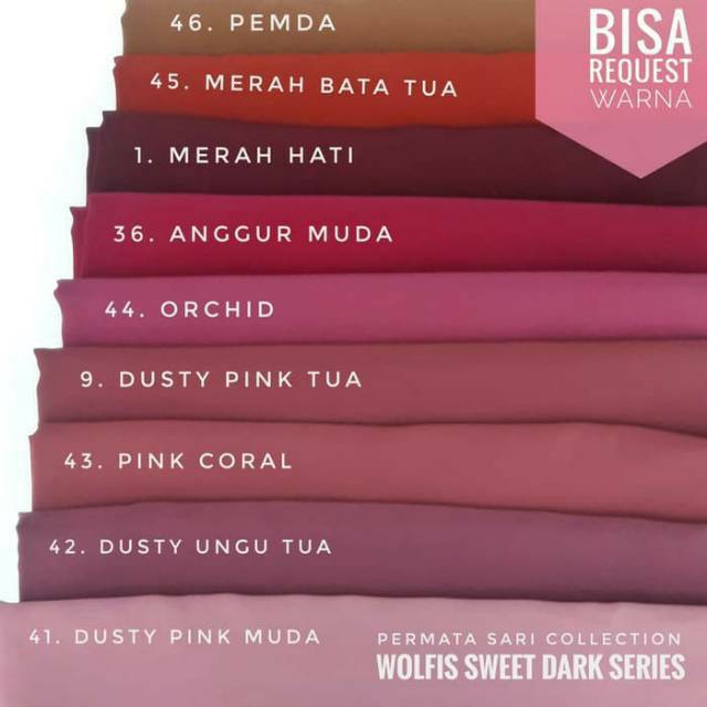 (PROMO BUY 1 GET 1) Pashmina Khimar / Kerudung / Jilbab Wolfis / Wolvis / Wool Peach