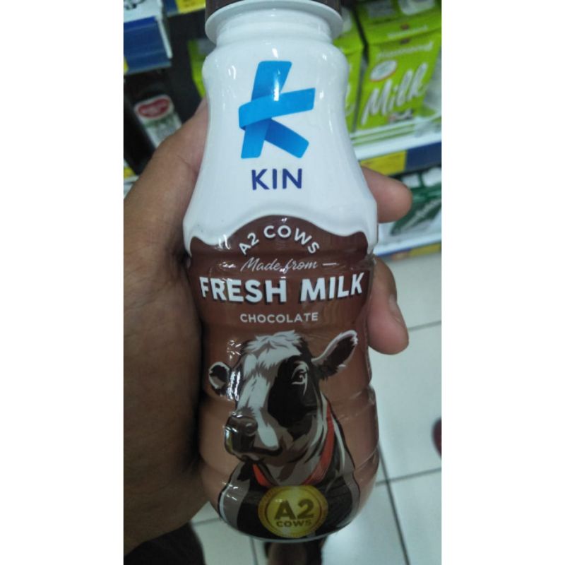 

Susu UHT KIN Fresh Milk rasa Chocolate Botol 200 ml
