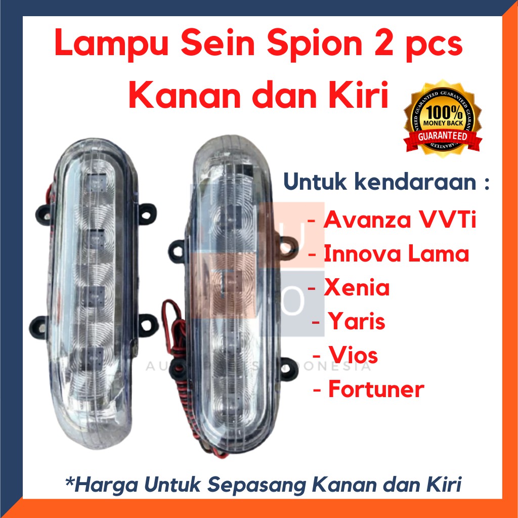 Lampu Sein Spion Avanza VVTi/ Lampu Sein Spion Xenia Lama/ Lampu Sein Spion Inoova Lama/ Sein Toyota