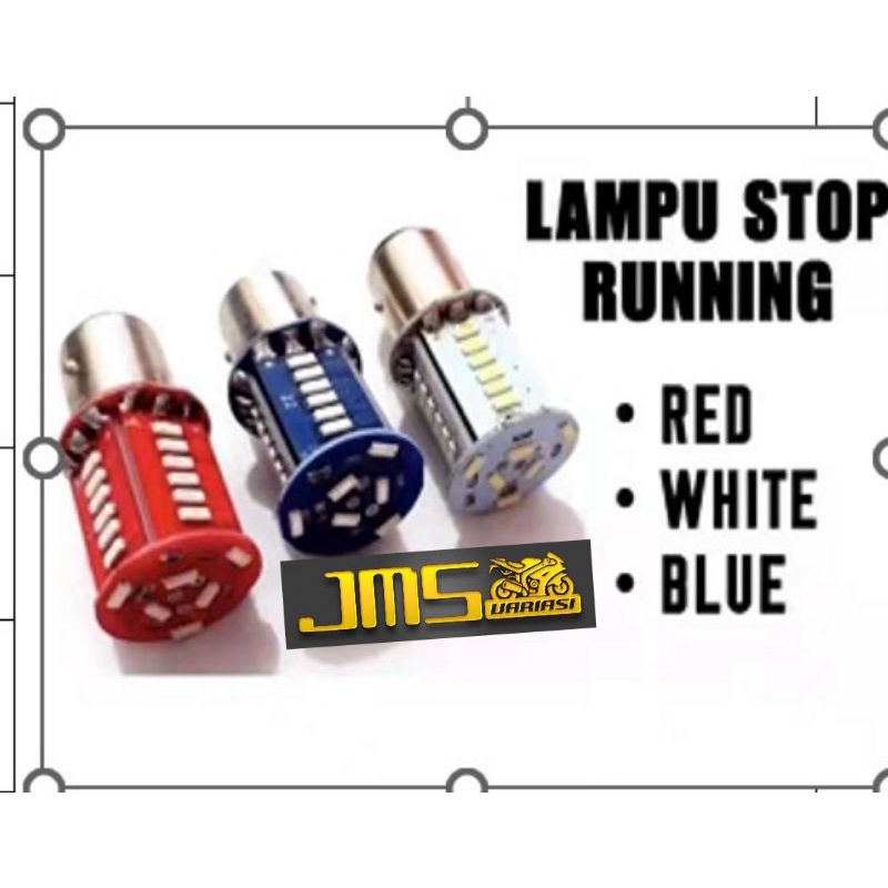 bohlam stop led running universal mio soul lexi scoopy genio vario beat blade revo supra vega jupiter sonic fu mx miom3