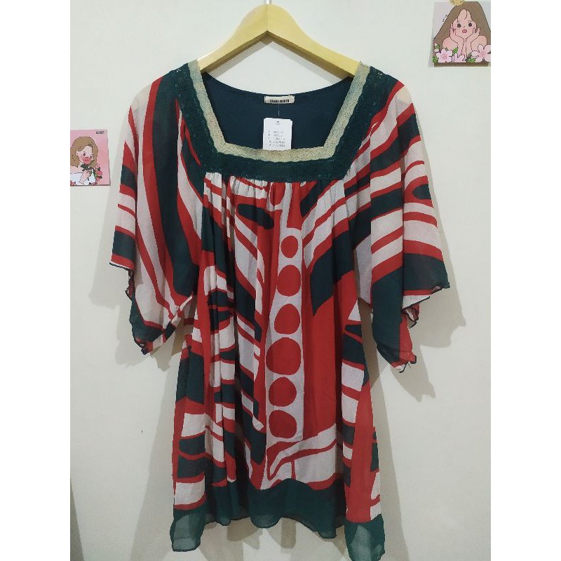 Atasan Wanita Big Size Silent Worth Preloved