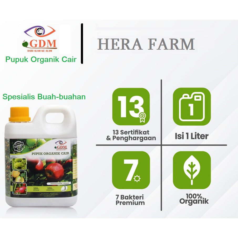 GDM Pupuk Organik Untuk Tanaman Buah 1Liter