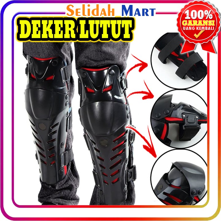 DEKER DECKER DEKKER PELINDUNG LUTUT MOTOR PANJANG BODY PROTECTOR TRAIL KUAT NYAMAN  & AMAN HE63