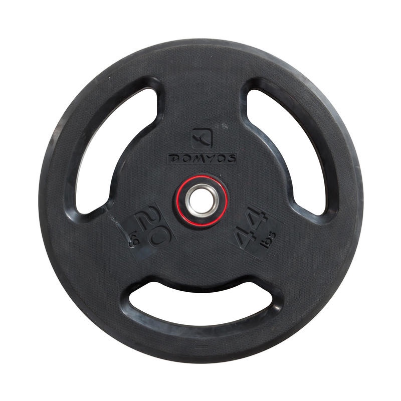 DOMYOS - 3GRIP WEIGHT PLATE BESI KIT 20 KG 28MM / PLATE / WEIGHT PLATE