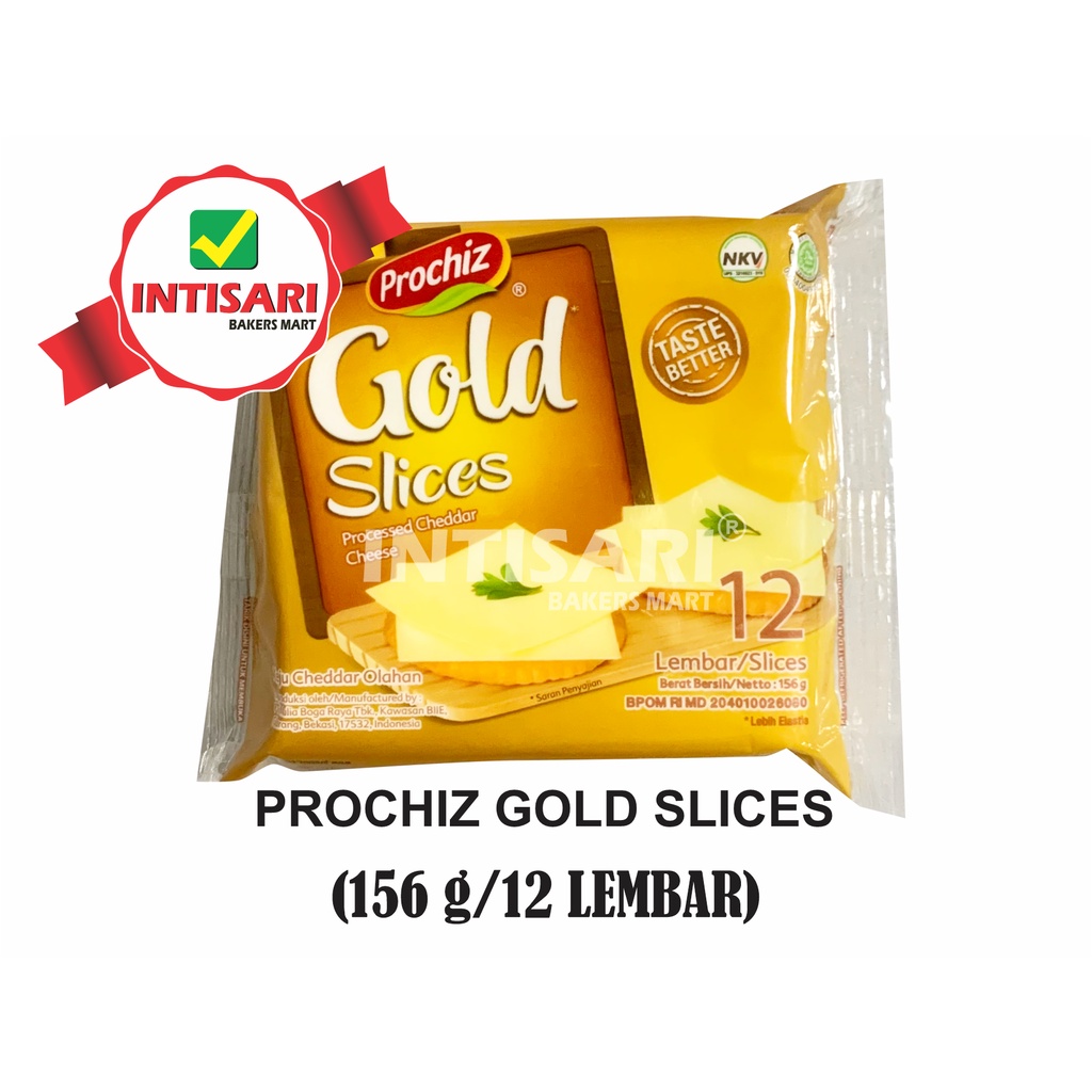 

PROCHIZ GOLD SLICE KEJU 156 G /12 LEMBAR