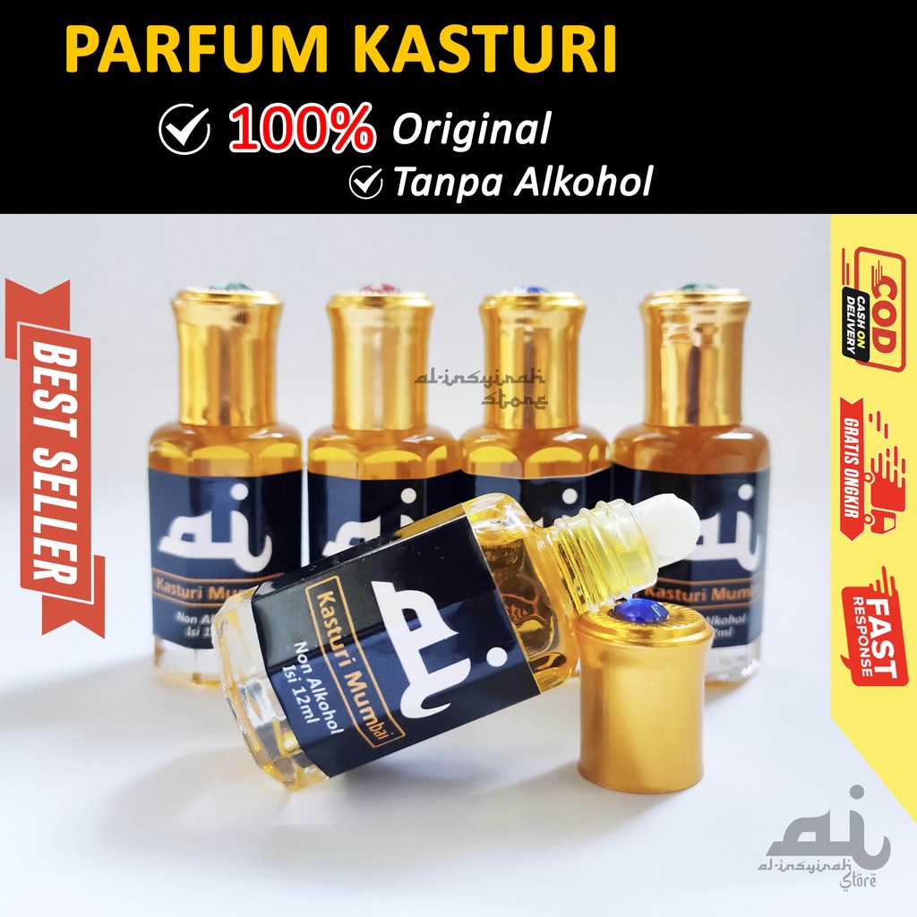 Parfum Kasturi Original Minyak Kasturi Kijang Parfum Sholat | 100% Bibit Murni