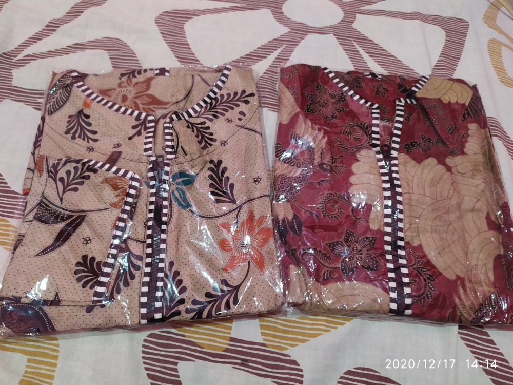 Atasan Batik Blouse Seragam Batik Solo Batik Kantor Baju Batik Wanita Bd 054