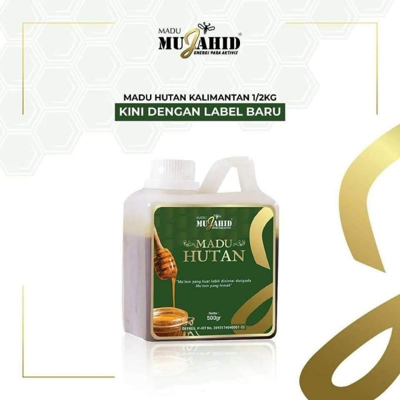 

Madu Hutan Mujahid 500gr | Madu Enak Manis / Madu hutan Manis Super Madu Murni Asli Multiflora 1 kg Original Grade A Super Natural Raw Honey - 100% Pure Honey Original