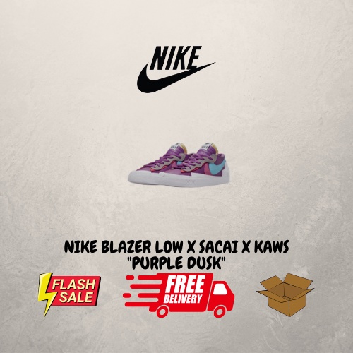 Nike Blazer Low X Sacai X Kaws "Purple Dusk"