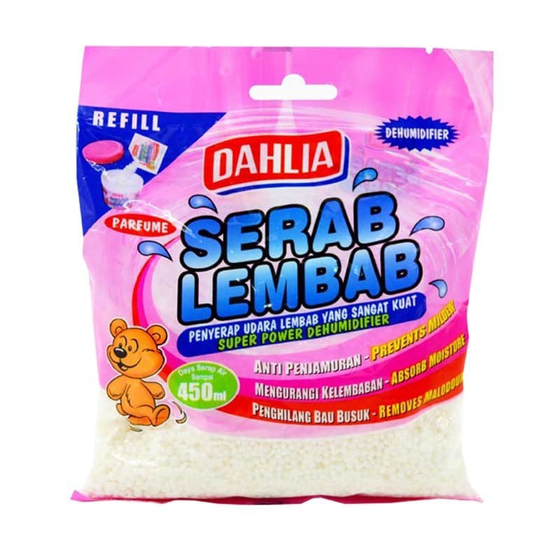 Refill Dahlia Serab Lembab Perfume pink mampu Serap Air 450ML 250 gram