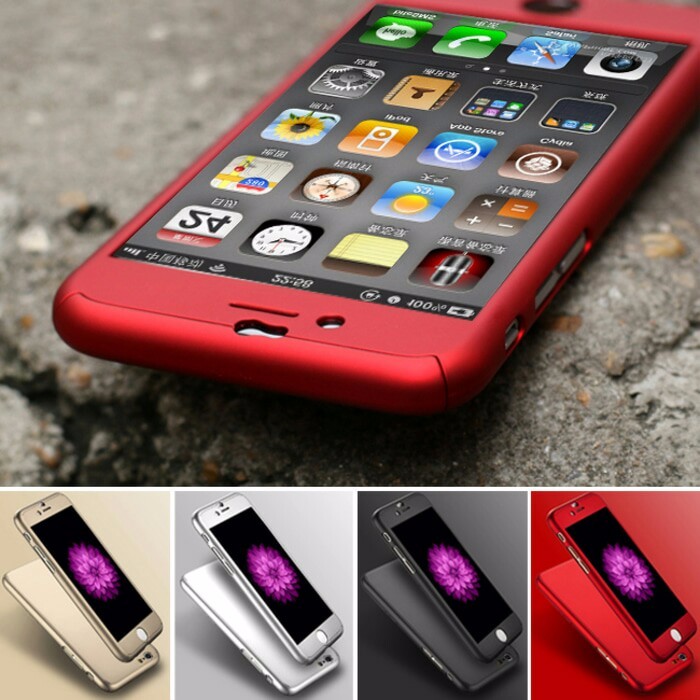 Case Iphone 6+ / 6s Plus Red 360 Full Protection Neo Hybrid Case krski tp