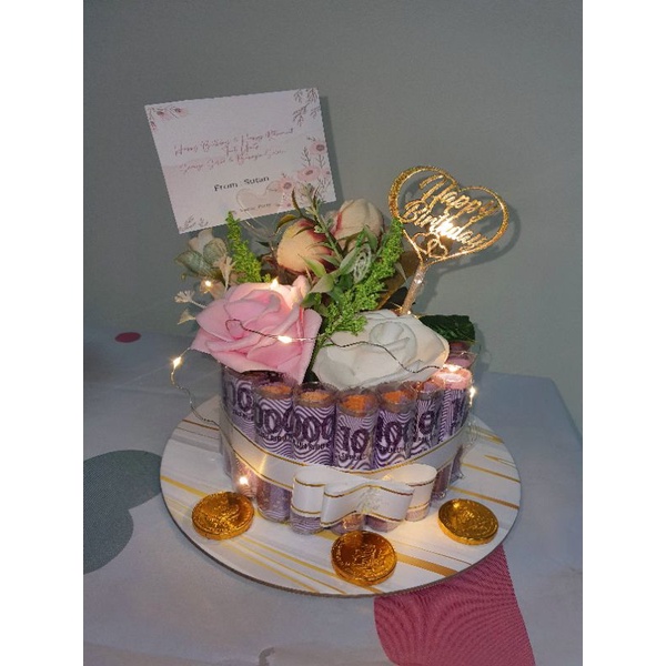 

Money Cake ( Harga Full jasa+pemakaian uang sesuai Gambar)