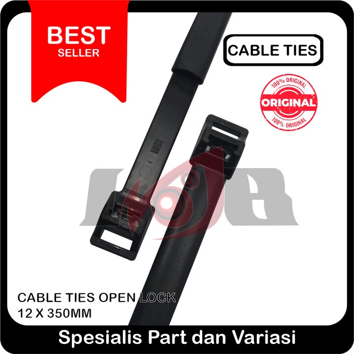 

ORGANIZER-DOCUMENT- SATUAN CABLE TIES OPEN LOCK 12 X 350MM TALI RIPET KABEL TIE BIG 35CM -DOCUMENT-