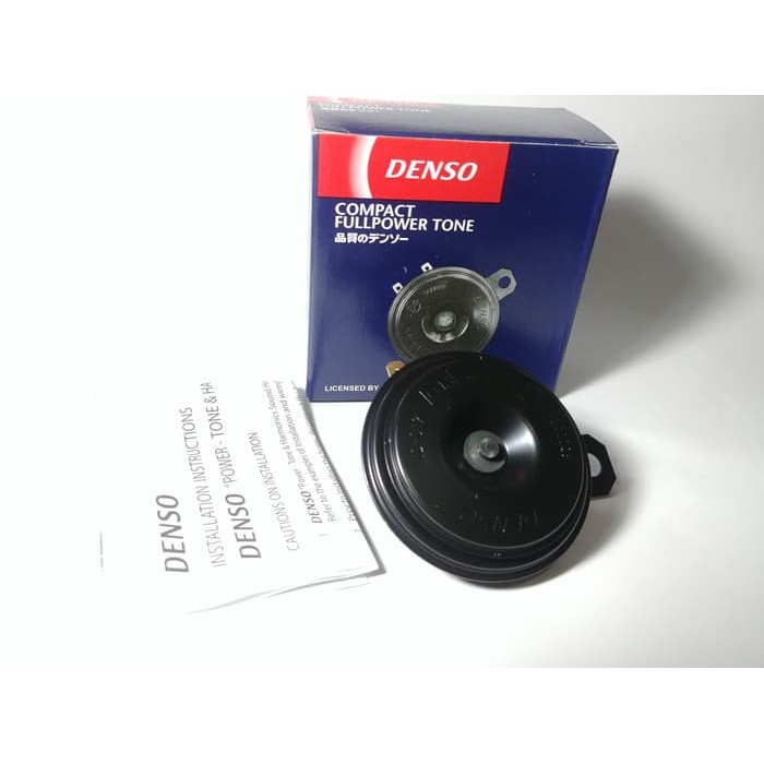 Klakson Denso Disc Single 12V PNP Tanpa Kabel