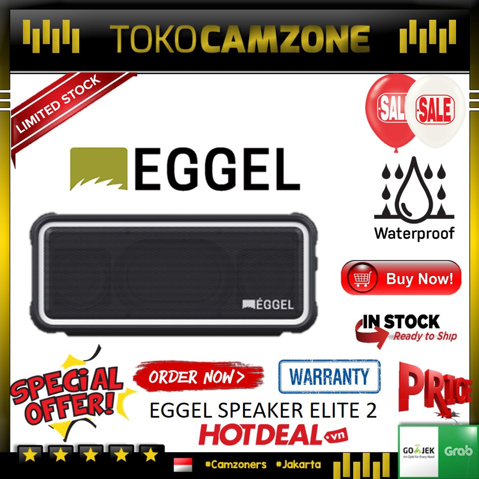 Eggel Elite 2 Waterproof Portable Bluetooth Speaker
