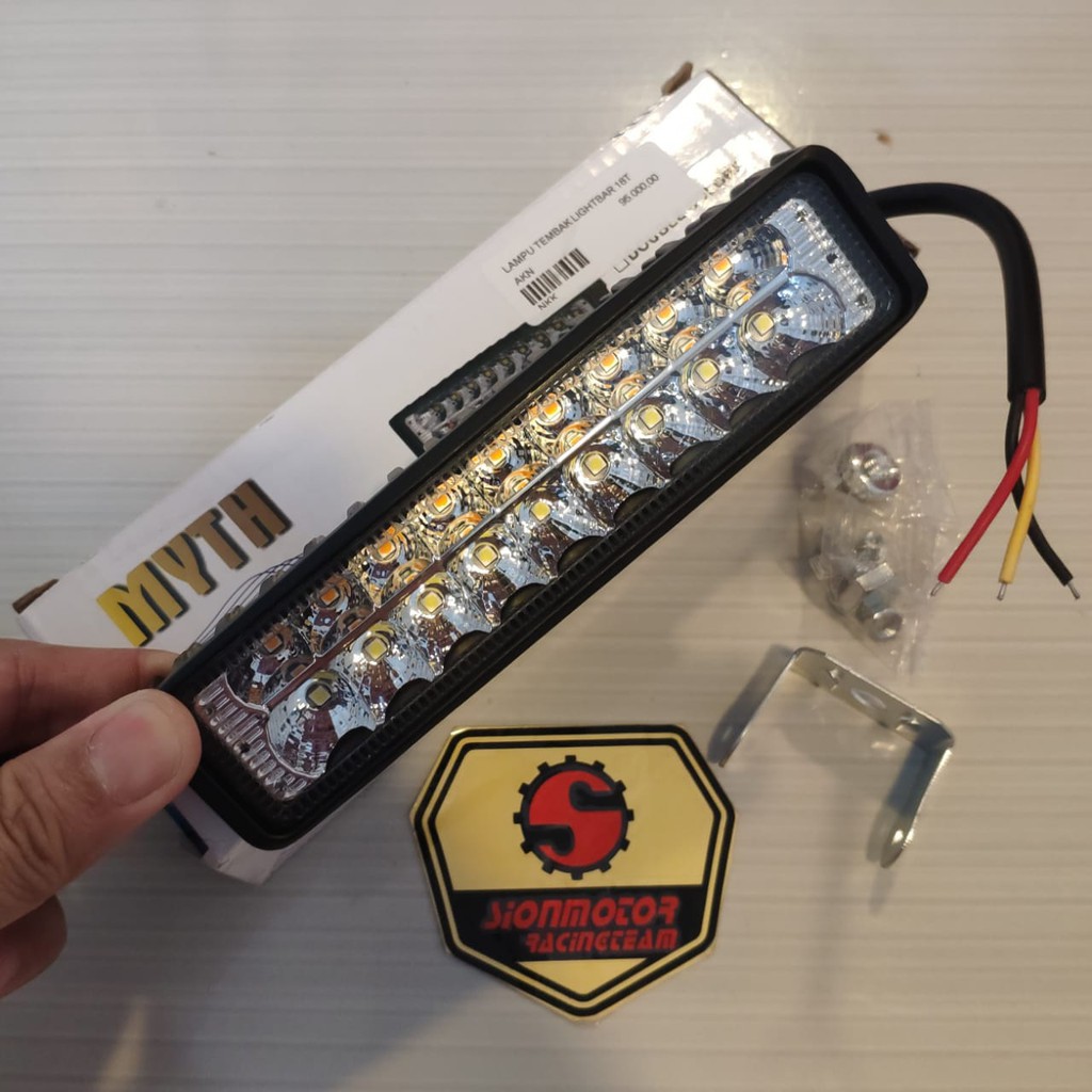 Lampu Tembak LED Lightbar 18T Putih Myth
